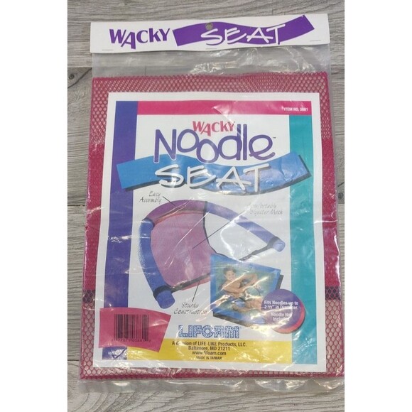 Vtg New Old Stock NOS Other Wacky Noodle Seat Fits Pool Noodles Up to 2 7/8 in - Picture 1 of 3